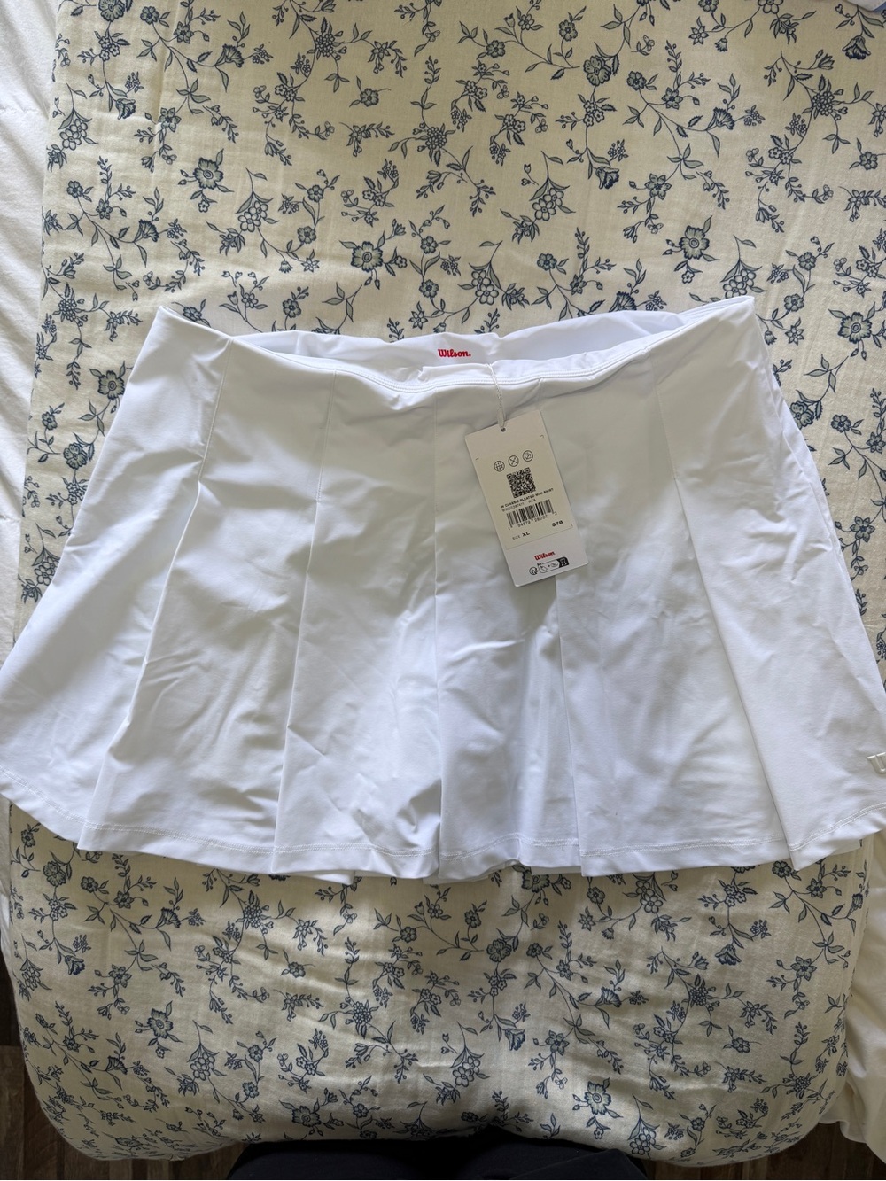 Wilson White Tennis Skirt NWT XL